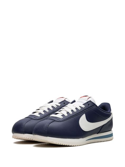 nike cortez leer dames blauw|Dames Cortez Leer Schoenen (4) .